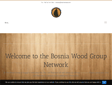 Tablet Screenshot of bosniawood.com